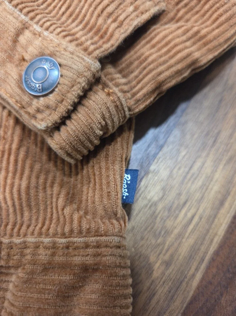 Baby B'gosh Corduroy Trucker Jacket With Sherpa Collar-  Size 18M